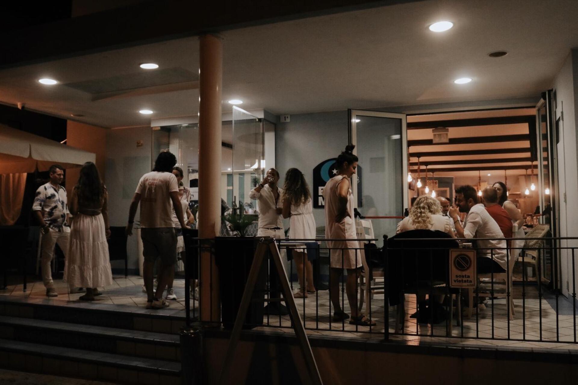 Hotel Blue Moon リミニ エクステリア 写真